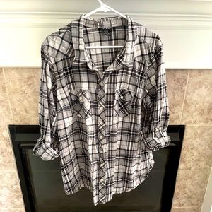 Torrid Lightweight Plaid Shirt